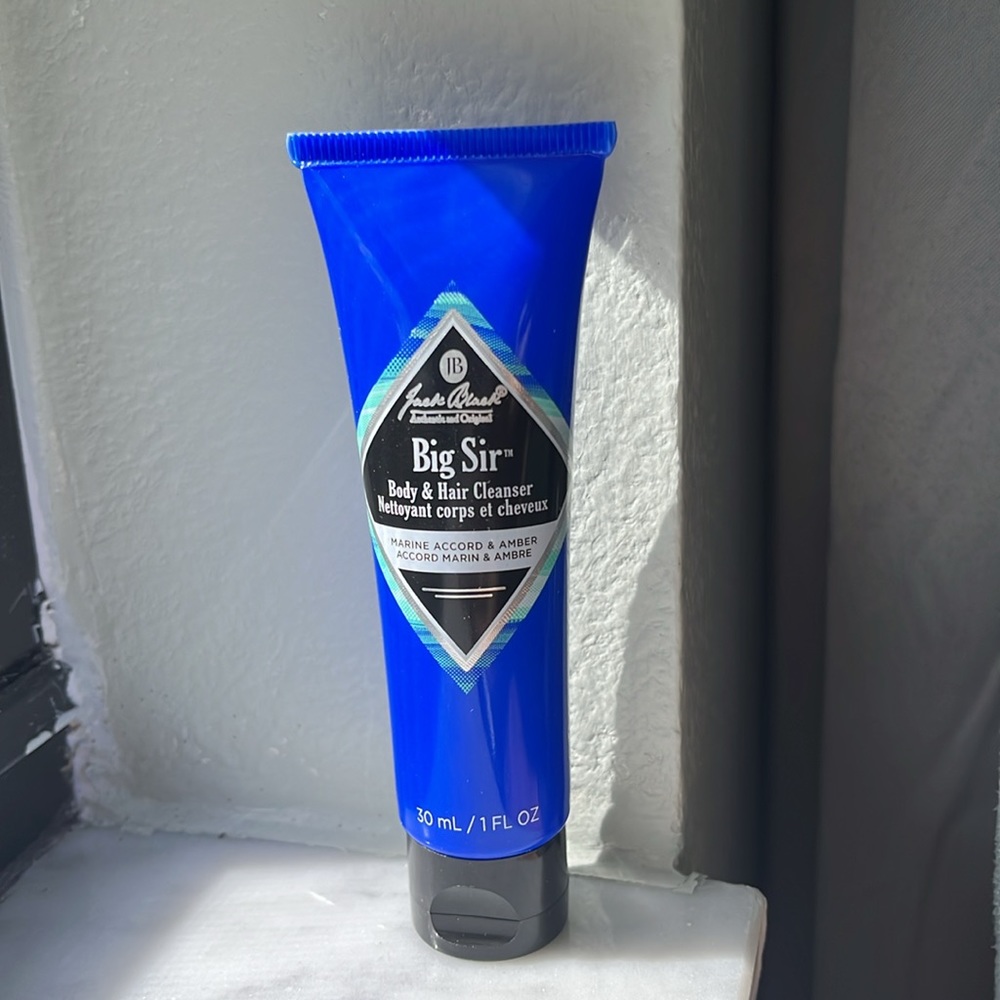 5 for $25🌴 Jack Black Big Sir Body &Hair Cleanser with Marine Accord & Amber